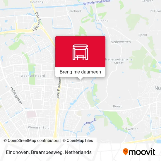 Eindhoven, Braambesweg kaart