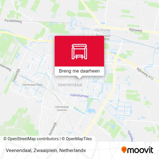 Veenendaal, Zwaaiplein kaart