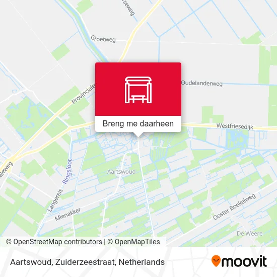 Aartswoud, Zuiderzeestraat kaart