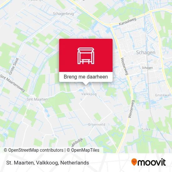 St. Maarten, Valkkoog kaart