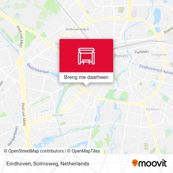 Eindhoven, Solmsweg kaart