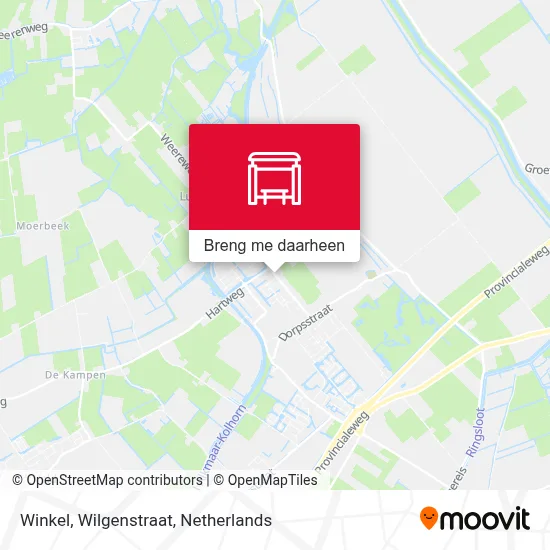 Winkel, Wilgenstraat kaart