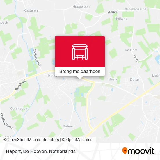 Hapert, De Hoeven kaart