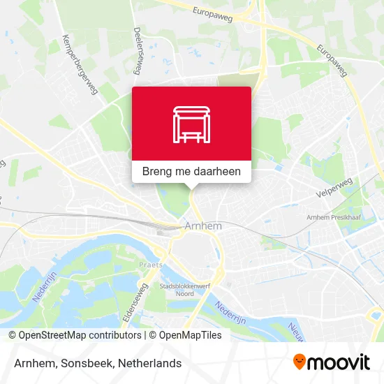 Arnhem, Sonsbeek kaart