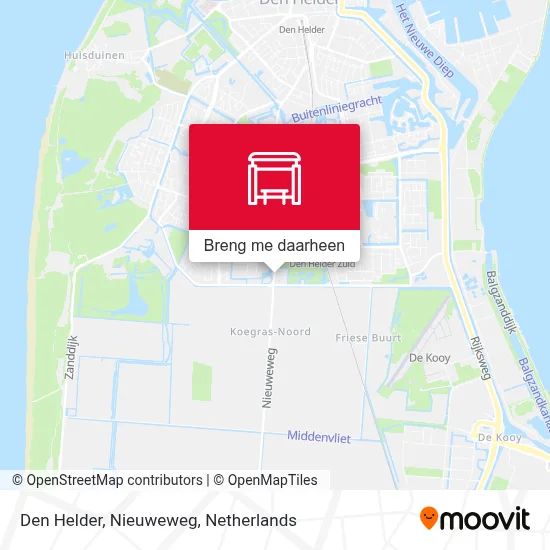 Den Helder, Nieuweweg kaart