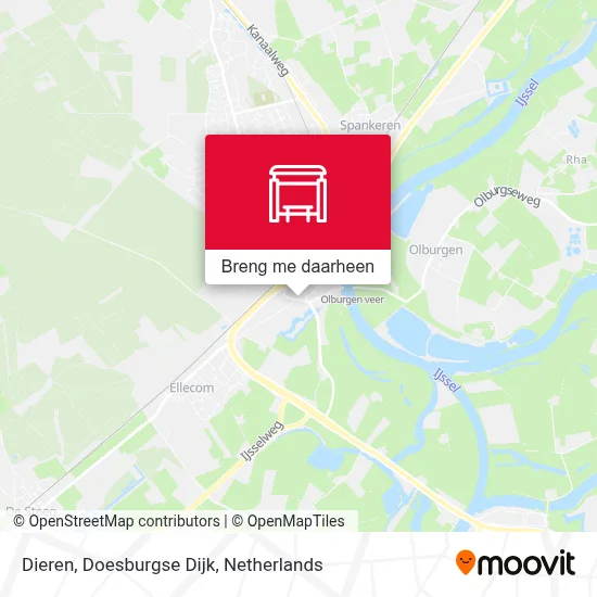 Dieren, Doesburgse Dijk kaart