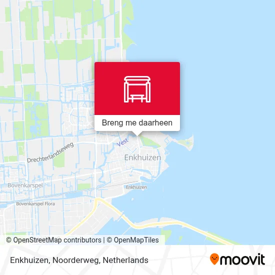 Enkhuizen, Noorderweg kaart