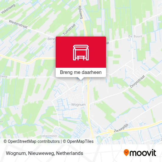Wognum, Nieuweweg kaart