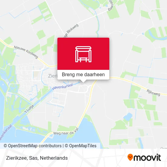 Zierikzee, Sas kaart