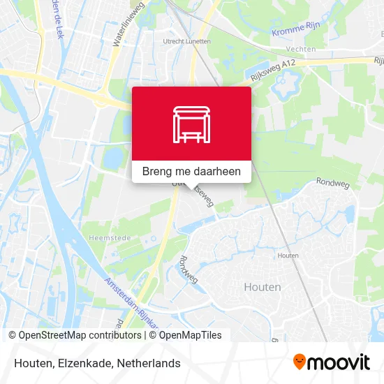Houten, Elzenkade kaart