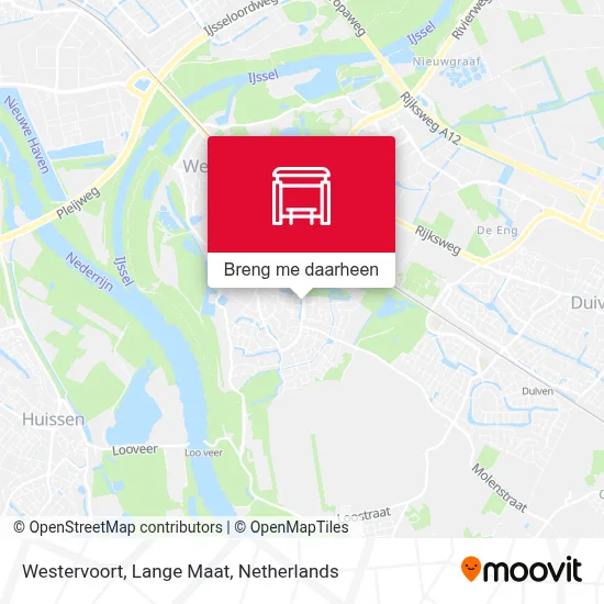 Westervoort, Lange Maat kaart
