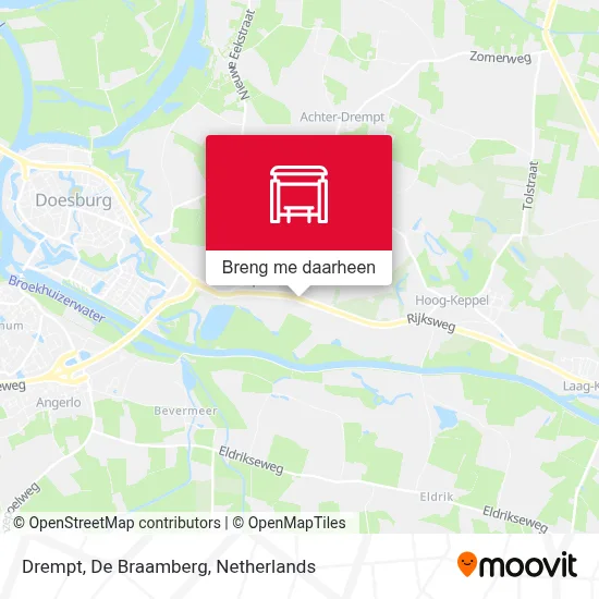Drempt, De Braamberg kaart