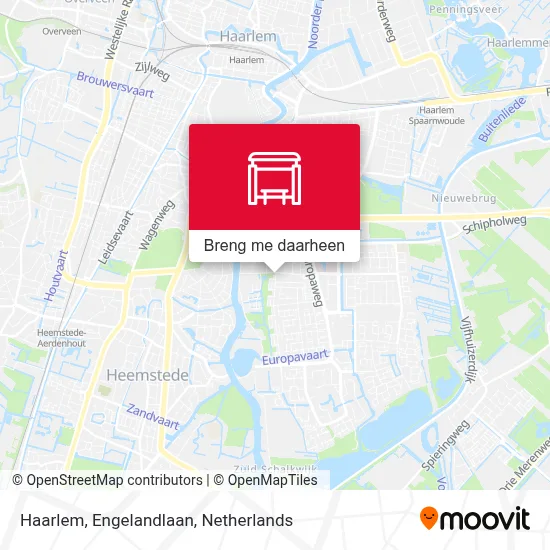 Haarlem, Engelandlaan kaart