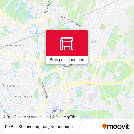 De Bilt, Steinenburglaan kaart