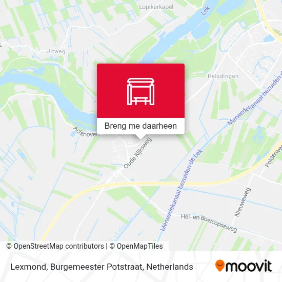 Lexmond, Burgemeester Potstraat kaart