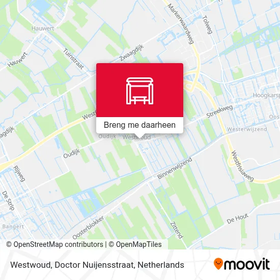 Westwoud, Doctor Nuijensstraat kaart