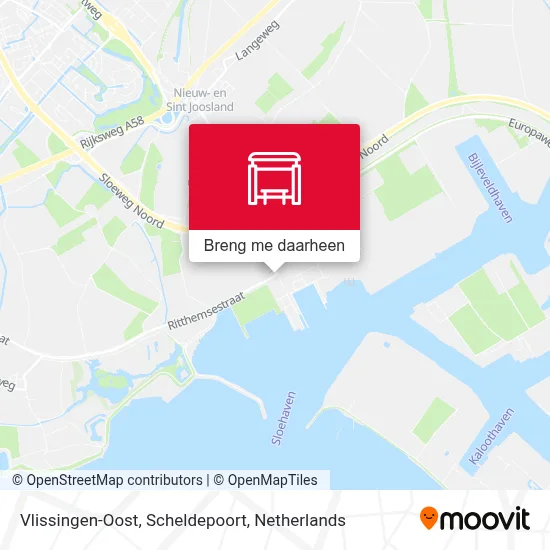 Vlissingen-Oost, Scheldepoort kaart