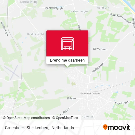 Groesbeek, Stekkenberg kaart