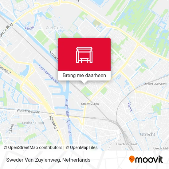 Sweder Van Zuylenweg kaart