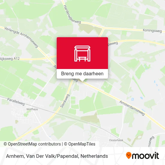 Arnhem, Van Der Valk/Papendal kaart