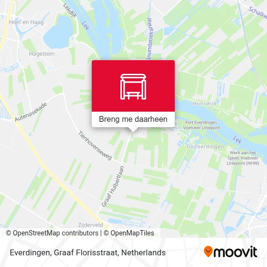 Everdingen, Graaf Florisstraat kaart