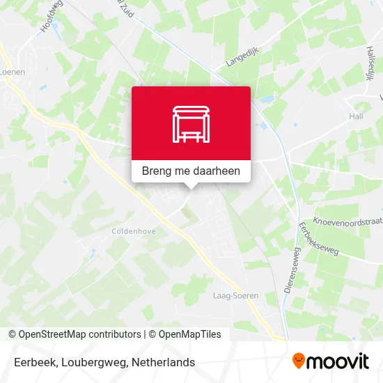Eerbeek, Loubergweg kaart