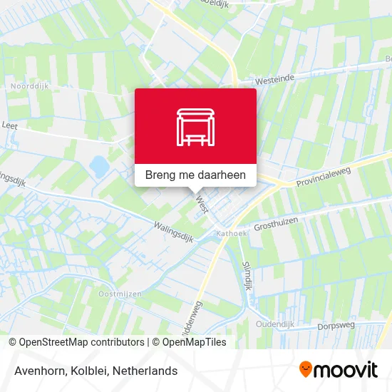 Avenhorn, Kolblei kaart