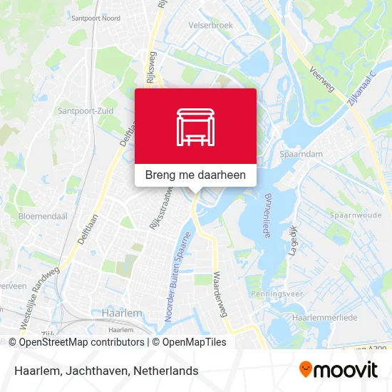 Haarlem, Jachthaven kaart