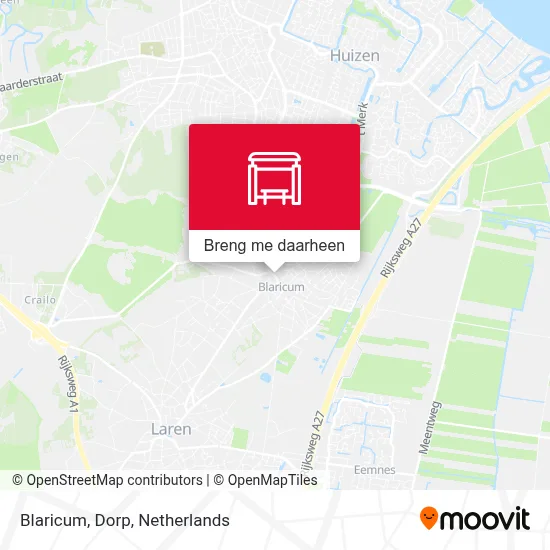 Blaricum, Dorp kaart