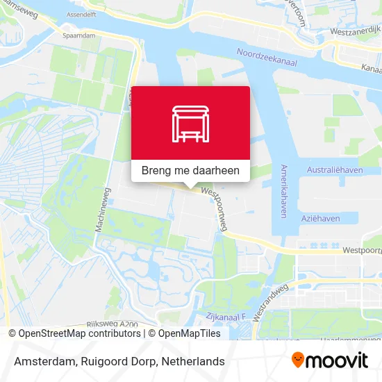 Amsterdam, Ruigoord Dorp kaart
