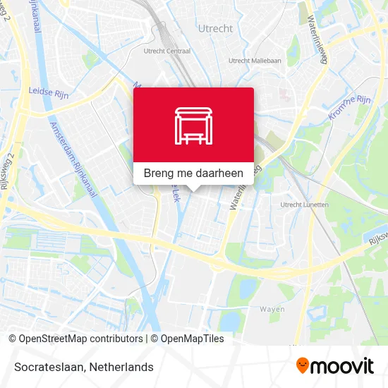 Socrateslaan kaart