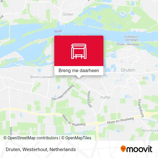 Druten, Westerhout kaart