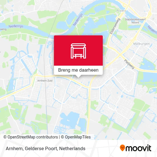 Arnhem, Gelderse Poort kaart