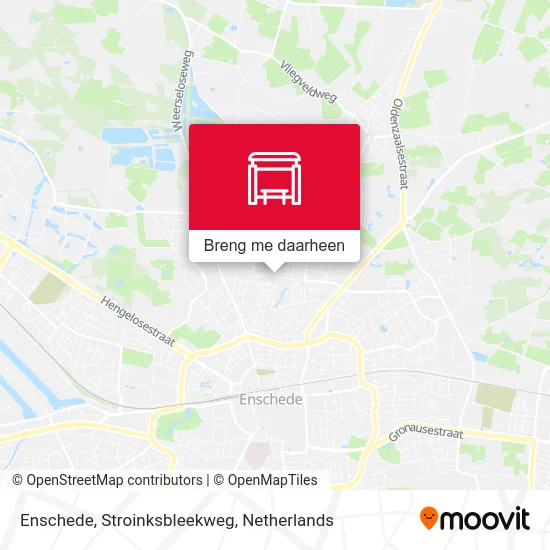 Enschede, Stroinksbleekweg kaart