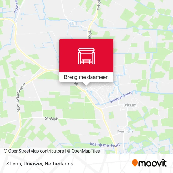 Stiens, Uniawei kaart