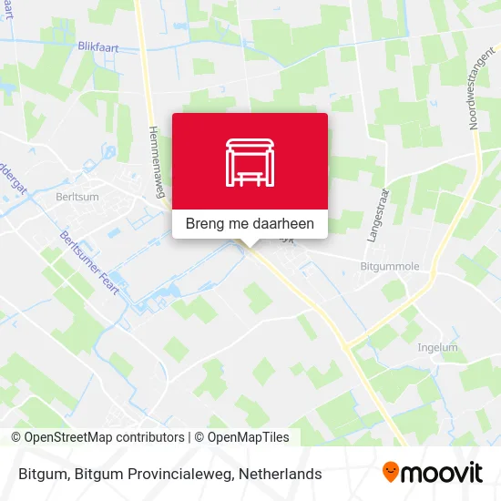 Bitgum, Bitgum Provincialeweg kaart