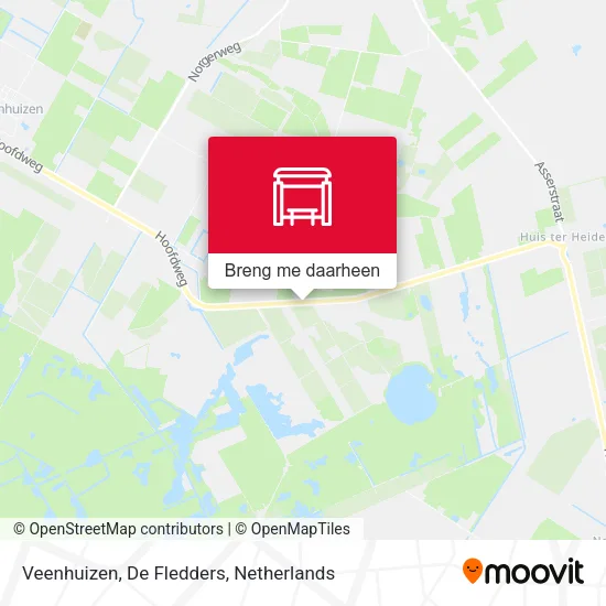 Veenhuizen, De Fledders kaart