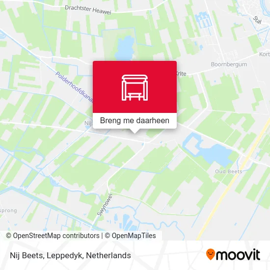 Nij Beets, Leppedyk kaart