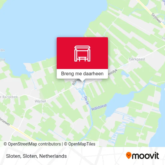 Sloten, Sloten kaart