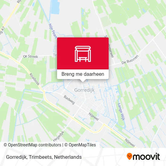 Gorredijk, Trimbeets kaart