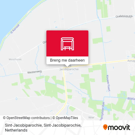 Sint-Jacobiparochie, Sint-Jacobiparochie kaart