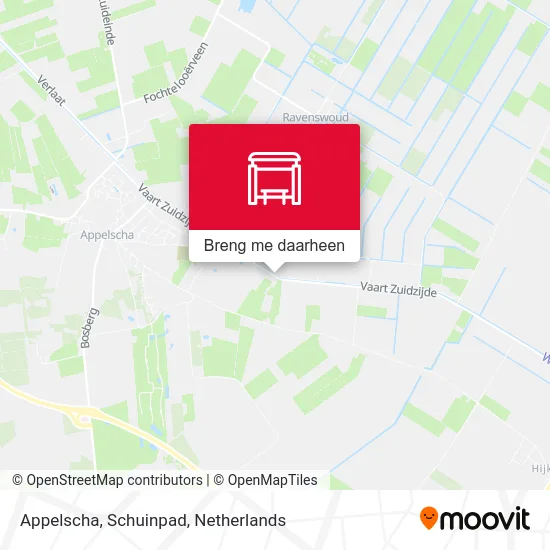 Appelscha, Schuinpad kaart