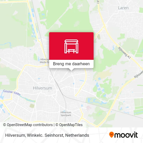 Hilversum, Winkelc. Seinhorst kaart