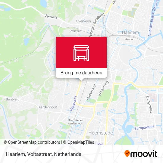 Haarlem, Voltastraat kaart