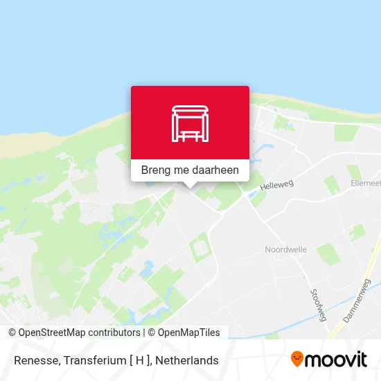 Renesse, Transferium [ H ] kaart