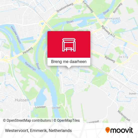 Westervoort, Emmerik kaart