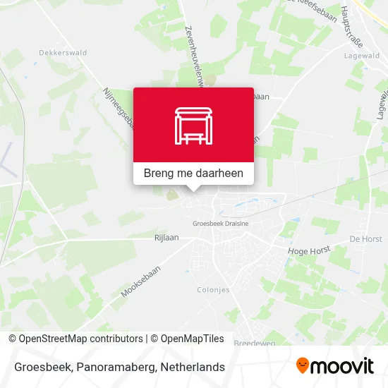 Groesbeek, Panoramaberg kaart