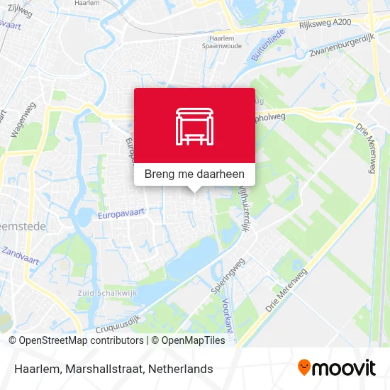 Haarlem, Marshallstraat kaart