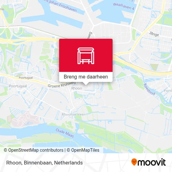 Rhoon, Binnenbaan kaart