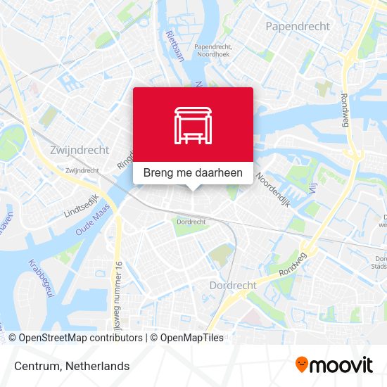 Centrum kaart